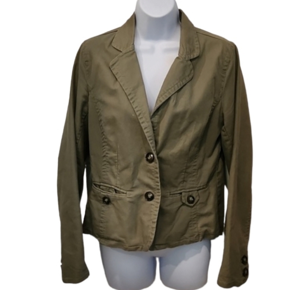 Old Navy Army Green Jacket - Picture 2 of 5